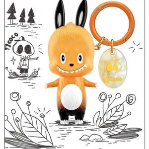 Keychain pop mart the monster 10th anniversary confirmed open box! Labubu tycoco